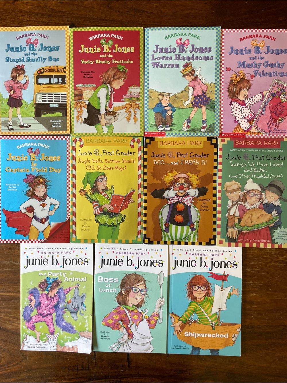 11 Junie B. First Grader + Junior B. Jones by Barbara Park Used Paperback Books